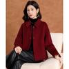 Women's Elegant Sheep Wool Blend Double-Faced Coat