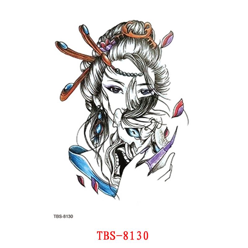 Waterproof Tattoo Stickers, Totem Animal Flowers, Tattoo Stickers Tattoo