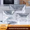 Aluminum Foil Zipper Food Storage Bag, Food-Grade Freezer and Fridge Safe, Prevents Flavor Transfer