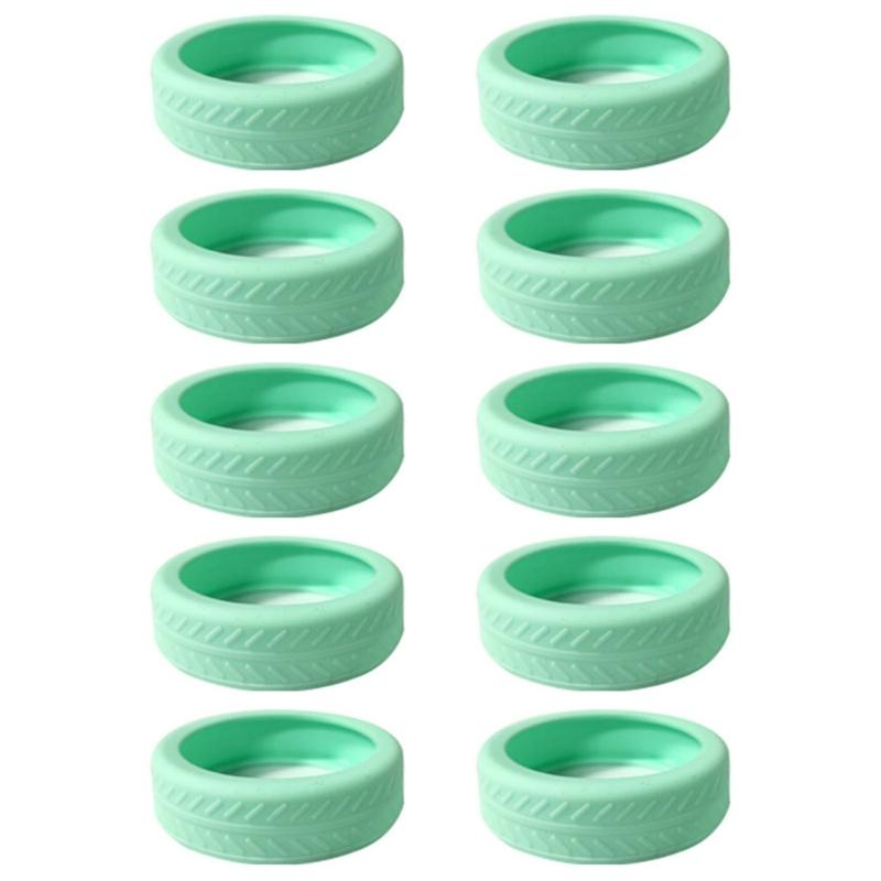 10pcs Silicone Wheel Cover for Luggage Absorb Shocks and Protect Your Suitcase Fashionable Wheel Accessory