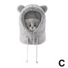 Cartoon Bear Mask One-piece Hat Autumn and Winter Scarf Bear Hat Scarf Thickened Ear Protection Windproof Beanies