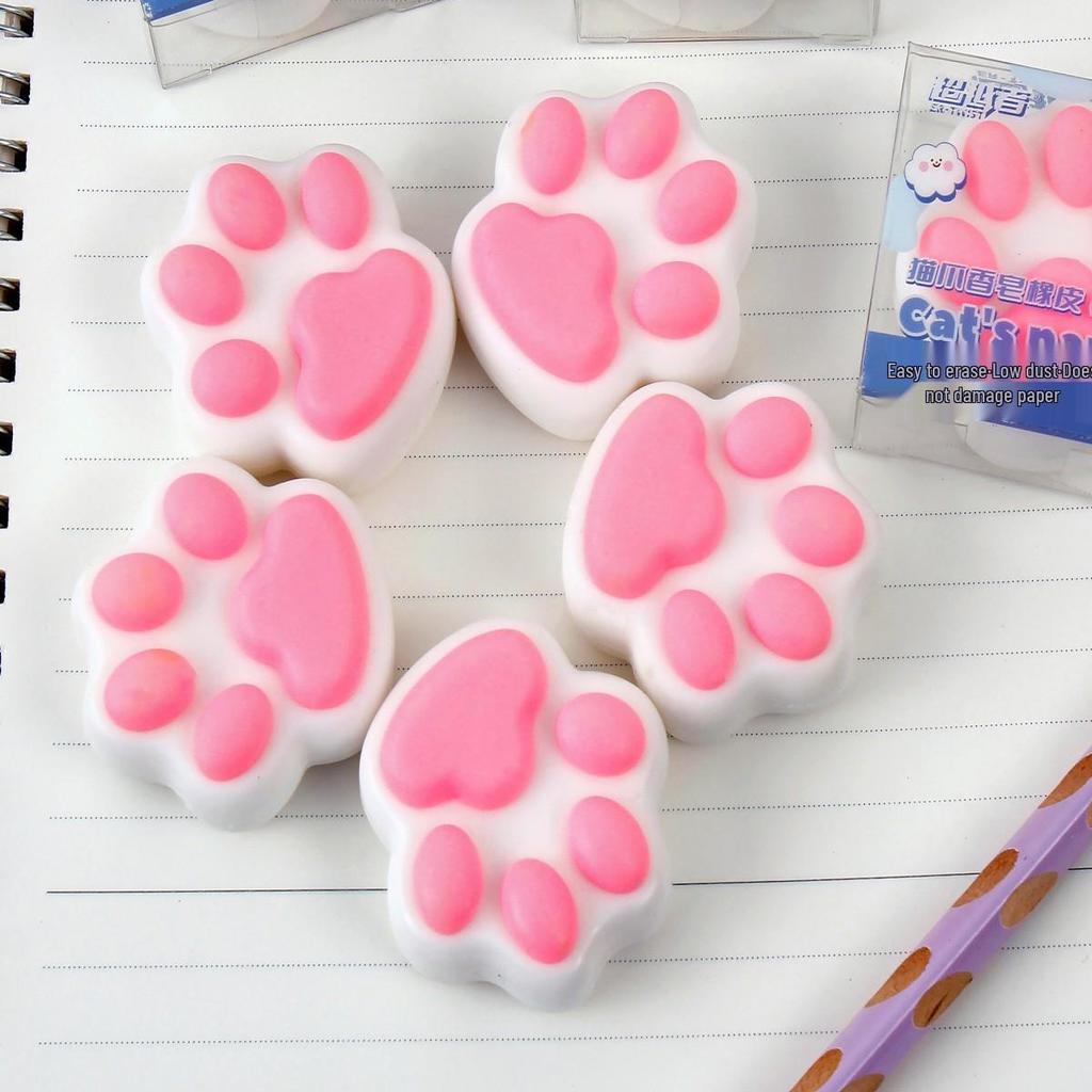 Tegneserie Kattepote Såpeformet Viskelær for Elever og Barnehagepremier