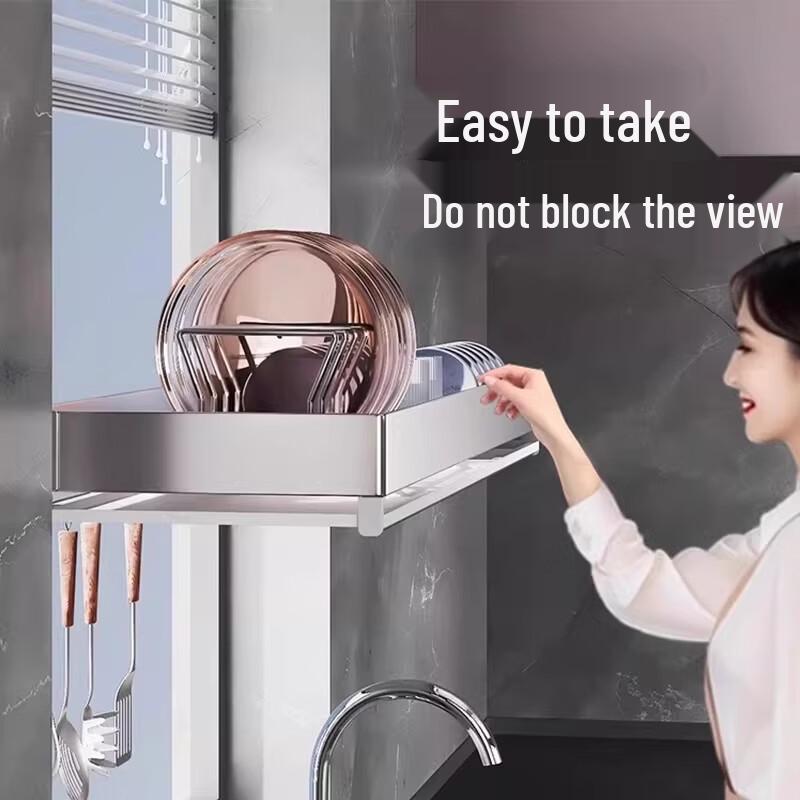 YouShu 304 Stainless Steel Window Sink Storage Rack