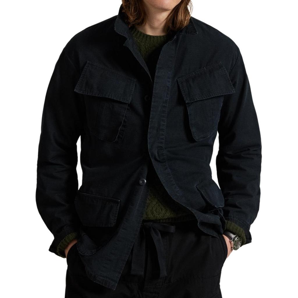 Polo Ralph Lauren Cotton Polo Collar Button Pocket Long Sleeve Shirt Men shirts MNPOWOV16824492-001