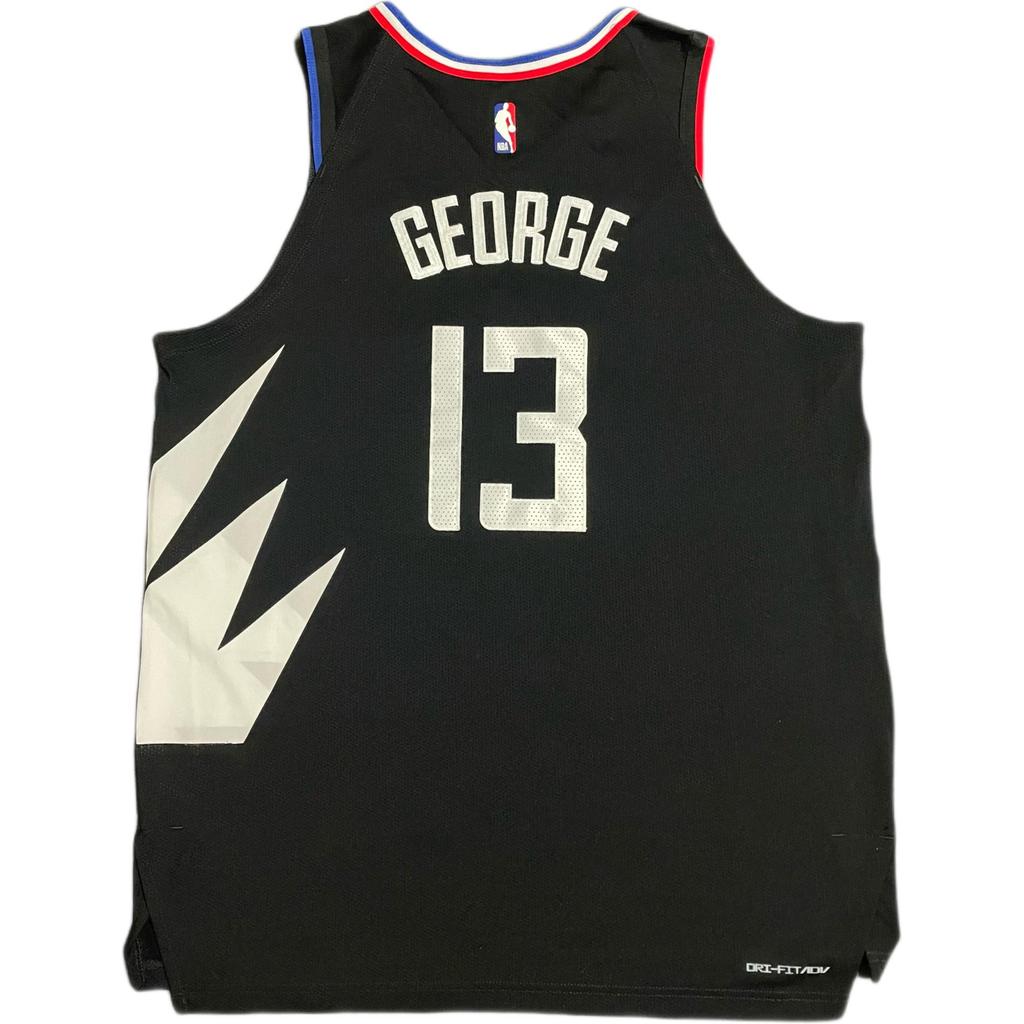 Jordan X NBA Collaboration Paul George 13 Clippers Statement Edition AU Basketball Jersey Men jersey Black DQ0170-010