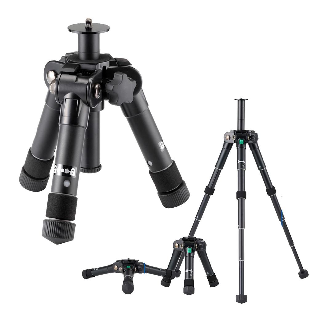 Velbon Ultra 453 Mini AZ Table Mini Tripod 5 53cm Ultra 24mm Leg Aluminum Tabletop (Legs Only), Sections, Approx. Height, Locking, Diameter, Compact,