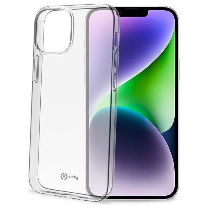 Coque - celly - iph14 max - transparent - souple - synthétique