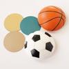 Sports Ball Magnetic Bottle Opener Wooden Beer Cap Remover with Refrigerator Magnet Football Basketball Design Unique Bar Decor Gift for Sports Fans