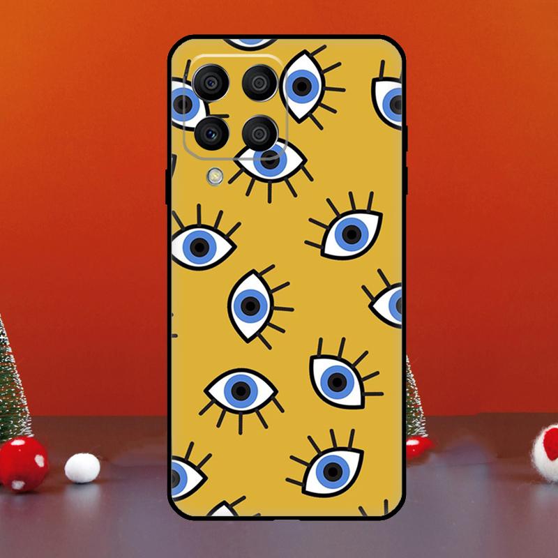 Blue Evil Eye For Samsung Galaxy M52 M32 M12 M11 M21 M31 M13 M33 M35 M53 M55 M15 M14 M34 M54 M06 M16 Case