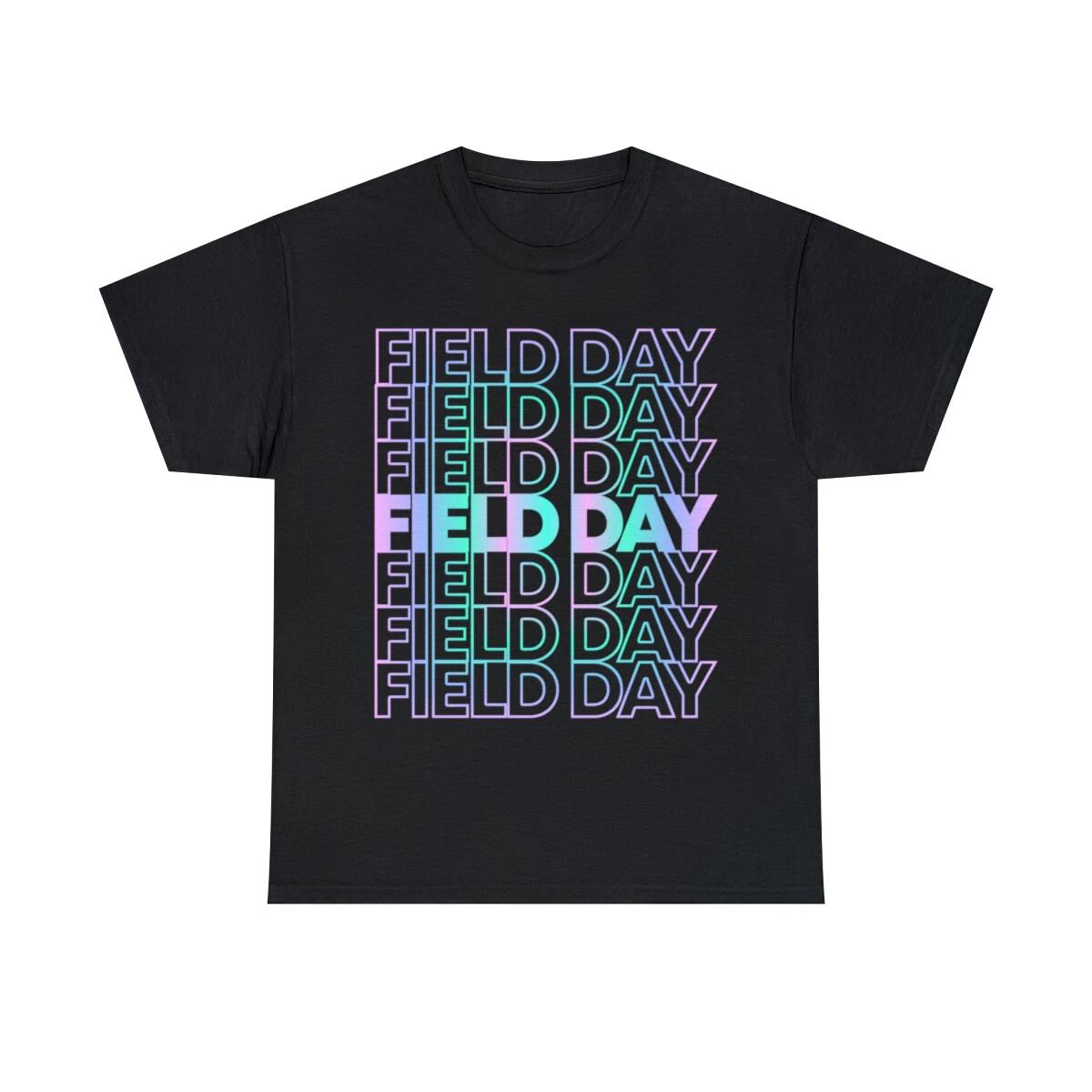School Field Day Graphic Tee Shirt, S-5XL S