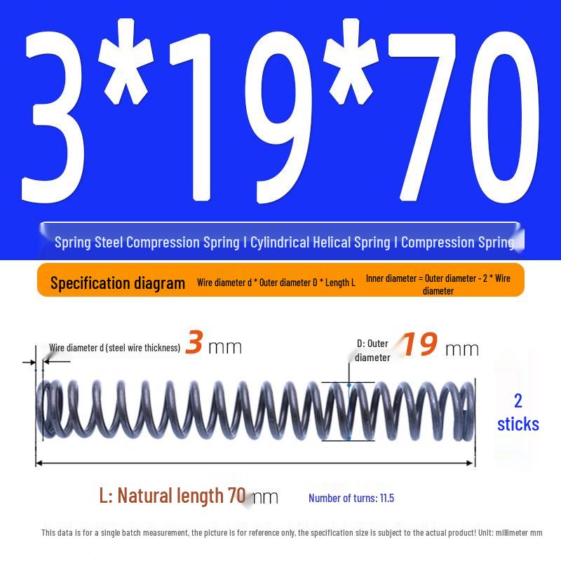 Compression Spring Y-Type Shock Absorbing Coil 3*16/17/18/19/20