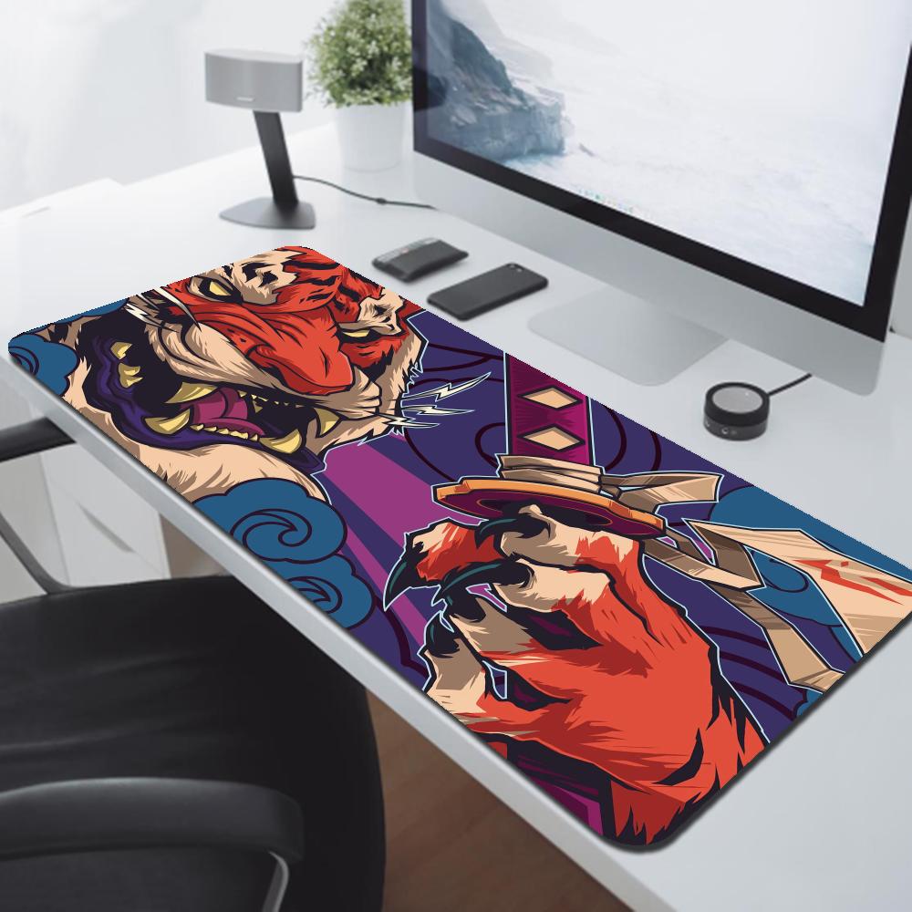 Tiger Mousepad Nonslip HD Print Large Size xmm Desk Mat Keyboard Pad Rubber Carpet Computer Rug Gamer Mousepads For PC