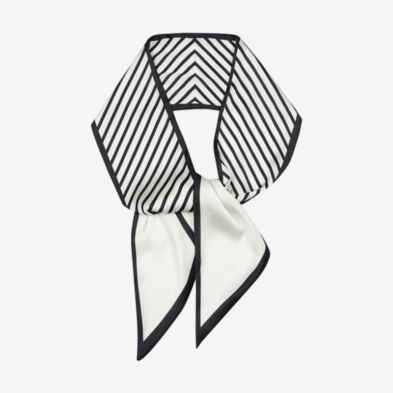 ISABEY diagonal striped scarf (VKAFC2004)