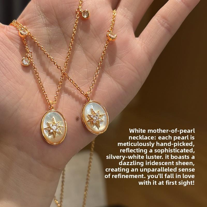 Retro Art Deco Gold Plated Necklace For Ladies With Geometric Shape And Classic Style