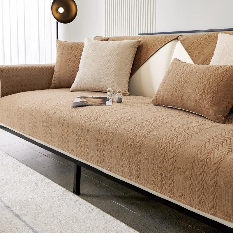 Chenille Sofa Cushion Four Seasons Universal Non-Slip Affordable Luxury Style Modern High-End Simple Cover Towel Sofa Cover