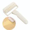 Plastic Dough Lattice Roller Cutter Pull Net Wheel Knife DIYPizza Pastry  Pie Craft Making Tool Baking Accessories Kitchen