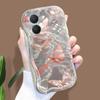 Cute Cartoon Pattern Cream Texture Casing Wavy Edge Soft Silicone Cover Phone Case for Vivo