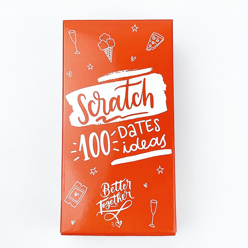100 Date Ideas: Couples Scratch-Off Challenge & Q&A Intimate Game