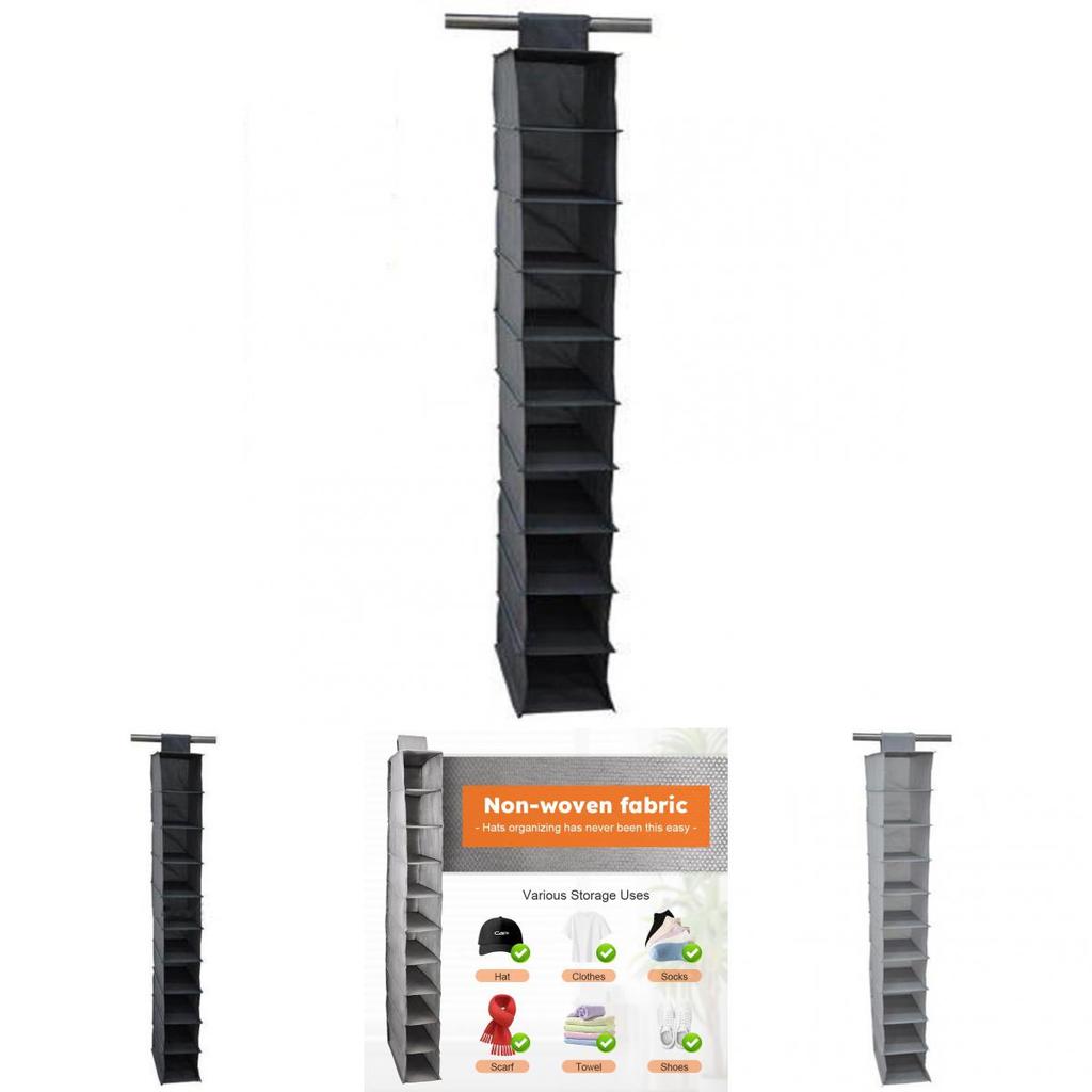 Hierarchical Shoe Hanging Storage Bag For Indoor Closet And Door Wall Mounting