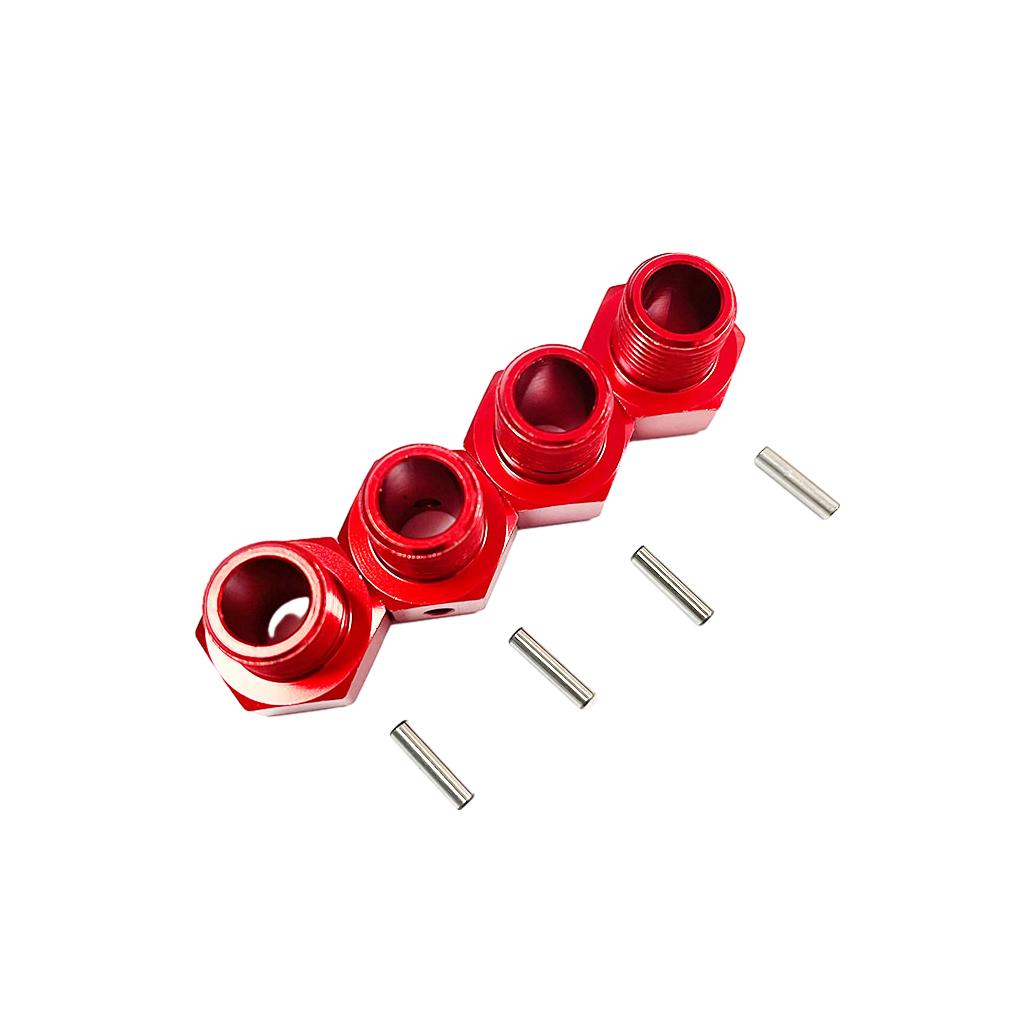 

RCGOFOLLOW Aluminum Alloy Wheel Hex Mount RC Upgrade Part Adapter For 1/6 LOSi Super Baja Rey RC Car Part RC Car Accessories червоний