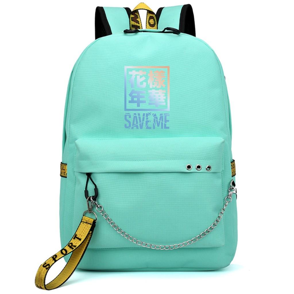 Kpop Bangtan Boys Bts Backpack Usb Charging School Bags Rucksack Bags Travel