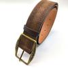 American Retro Engraved Pattern Decorative Belt Ethnic Style With Jeans Belt High-End Brown