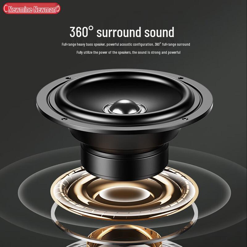 Newmine BT31 Portable Bluetooth Speaker CN plug (adapter included)