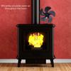 5 Blades Automatic Heat Powered Stove Fan Black/bronze/gold/silver Wood Burner Quiet Energy Saving Home Efficient Heat Eco Fireplace Fan