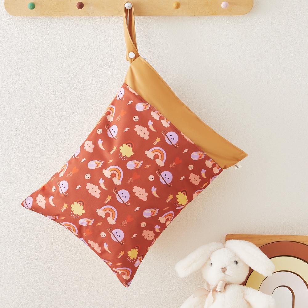 Bolsa Impermeável para Natação Bolsa Tote Seca Molhada Bolsa de Armazenamento Reutilizável com Alça de Fecho para Roupa de Banho