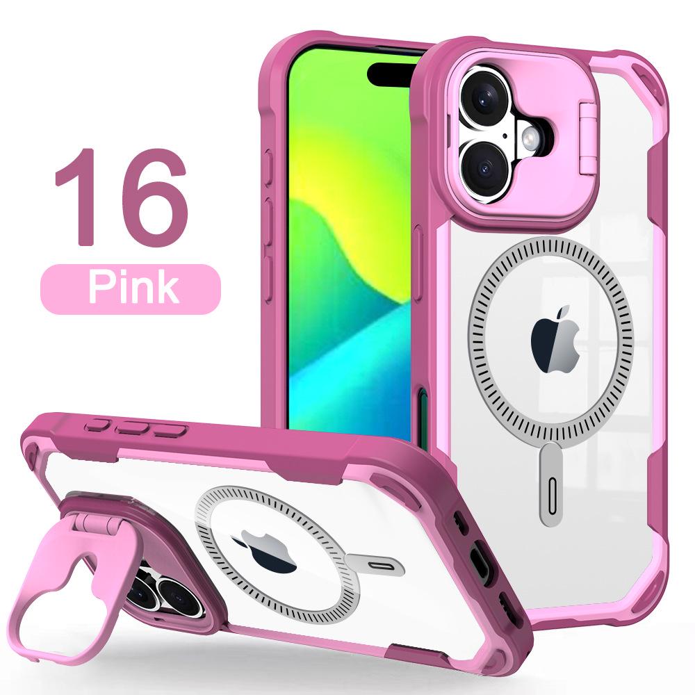 Oracle Bone Shield Magnetische Handyhülle für iPhone 17/16 Pro Max/15/14 mit Halterung