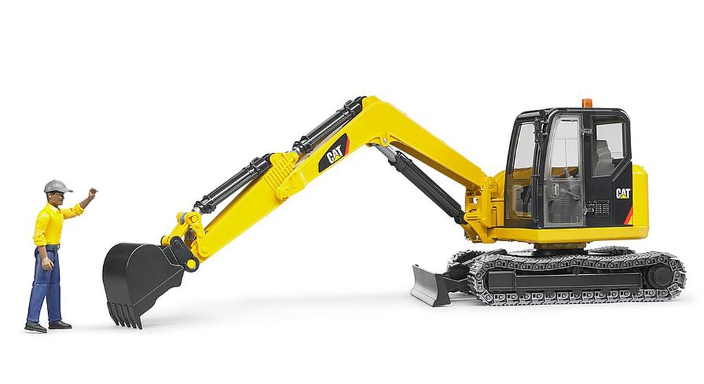 Bruder CAT Mini Excavator BR02466 (with figure)