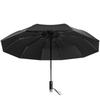 10-Rib Automatic Umbrella: Reinforced for Sun & Rain, Sunshade & Emergency Window Breaking, Customizable Logo, Perfect for Advertising.
