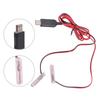 Double 4.5V Virtual Battery Replacement Cord Power by USB for Electronics Such As Fan Clocks and Scales
