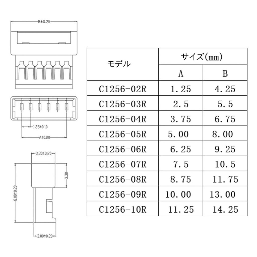 PENGLIN 460pcs MX 1.25mm Connector Kit 2/3/4/5/6/7/8/9/10 Pin Male and Female Housing Connector with