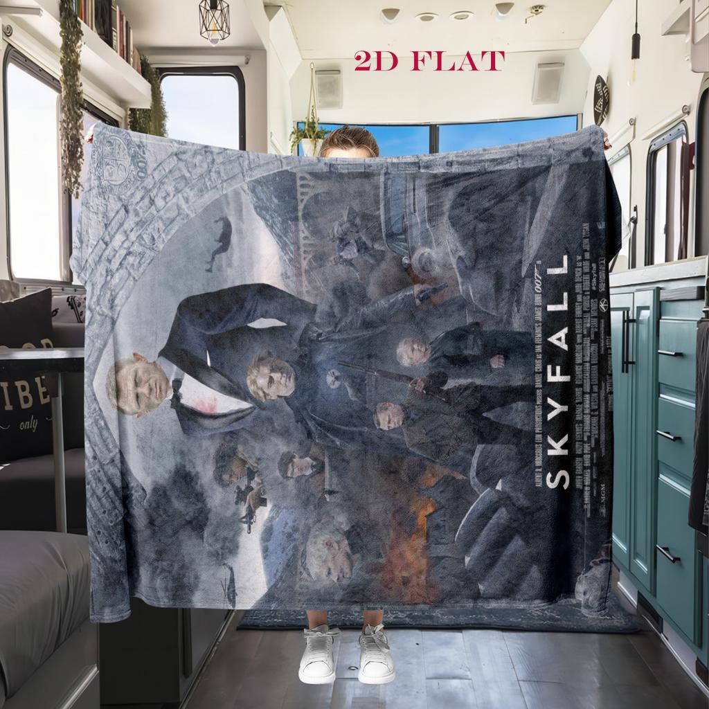 Casino Royale: Elegance Mystery Blanket Camping Trip Blanket Machine Washable Nap Blanket Bedroom