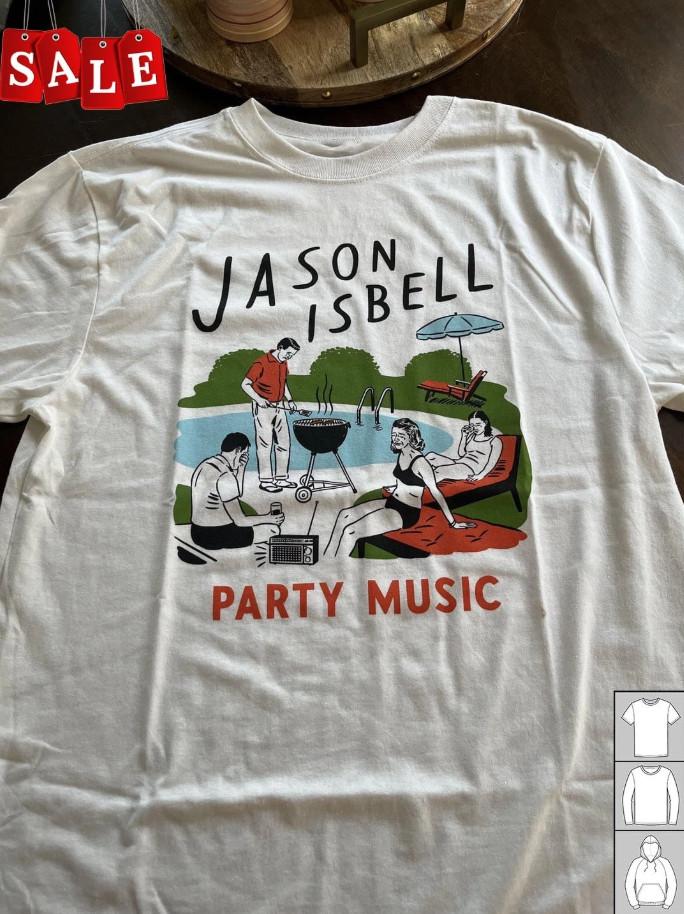 New Jason Isbell Party Music Unisex 100% Cotton Shirt Mc1460