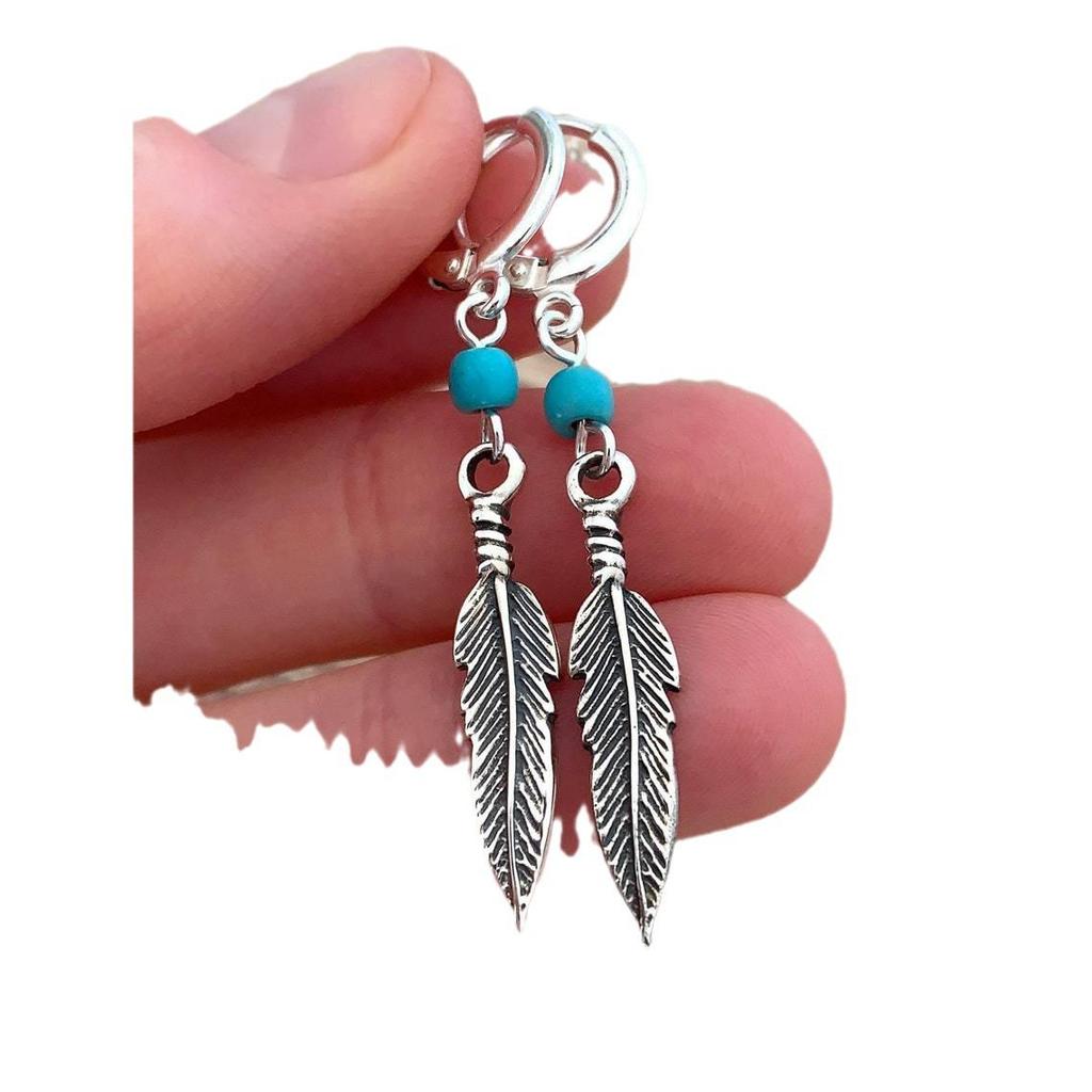 Bohemian Feather Earrings - Cross-border Foreign Trade Jewelry
