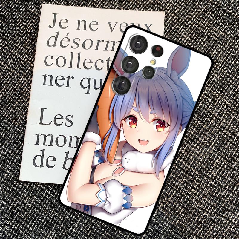 Usada Pekora Hololive Anime Case For Samsung Galaxy S25 Ultra S20 S21 S22 S23 S24 Ultra S9 S10 Plus S24 FE Back Cover