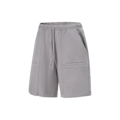 Li Ning X CHENGLONG,LIANMINGKUAN Gongfu Casual Shorts Men's Frost Gray AKST035-3