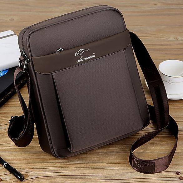 

Мужская водонепроницаемая сумка кроссбоди и на плечо из ткани Оксфорд - Повседневный корейский стиль