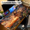 Large Mouse PadNaruto Custom Name Text Personalized Desk Mat Non Slip Gaming Pad