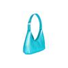 By Far Baby Amber Metallic Effect Hardware Zipper Closure Leather Underarm Bag Women Handbags Blue 22FWBASAQAMEGSMA