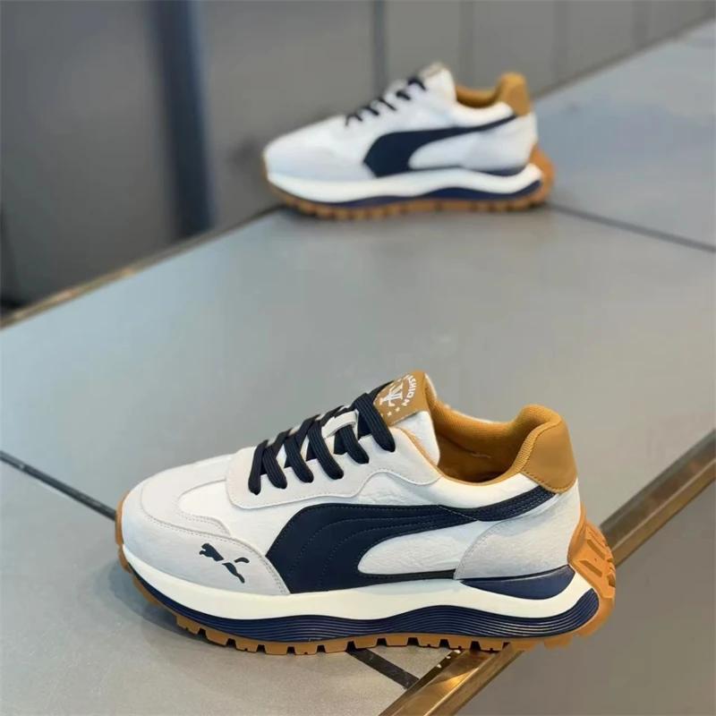 Summer Casual Shoes Men's Sports Shoes Street Casual Platform Shoes Soft and Comfortable Non-slip Fashion Men's Shoes