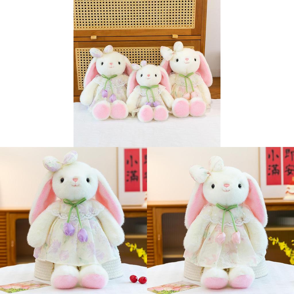 Cute Cartoon Bunny Plush Toy With Pp Cotton Filling For Kids And Giftgiving