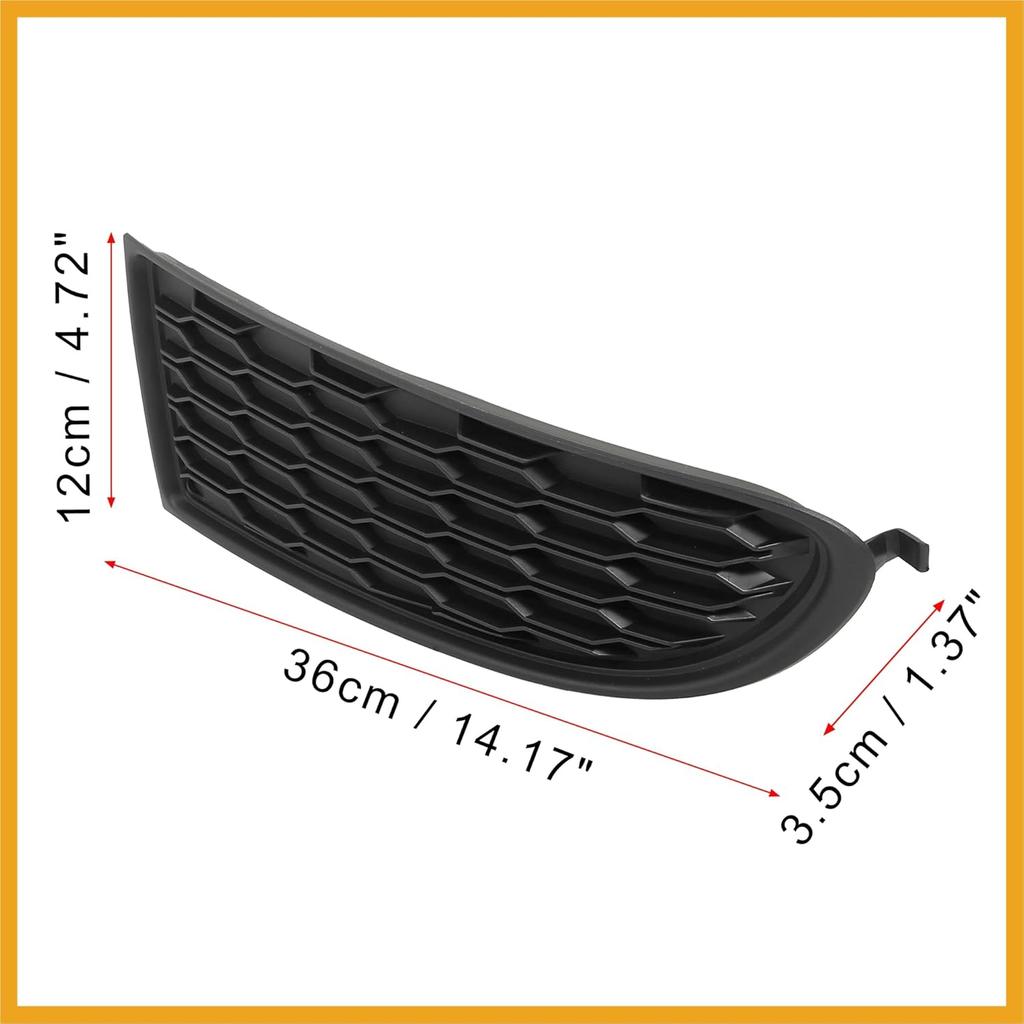 Car Front Bumper Right Passenger Side Fog Light Grille Lamp Cover 68079852AB for Dodge Journey 2014-2017 2019 2020 Replacement