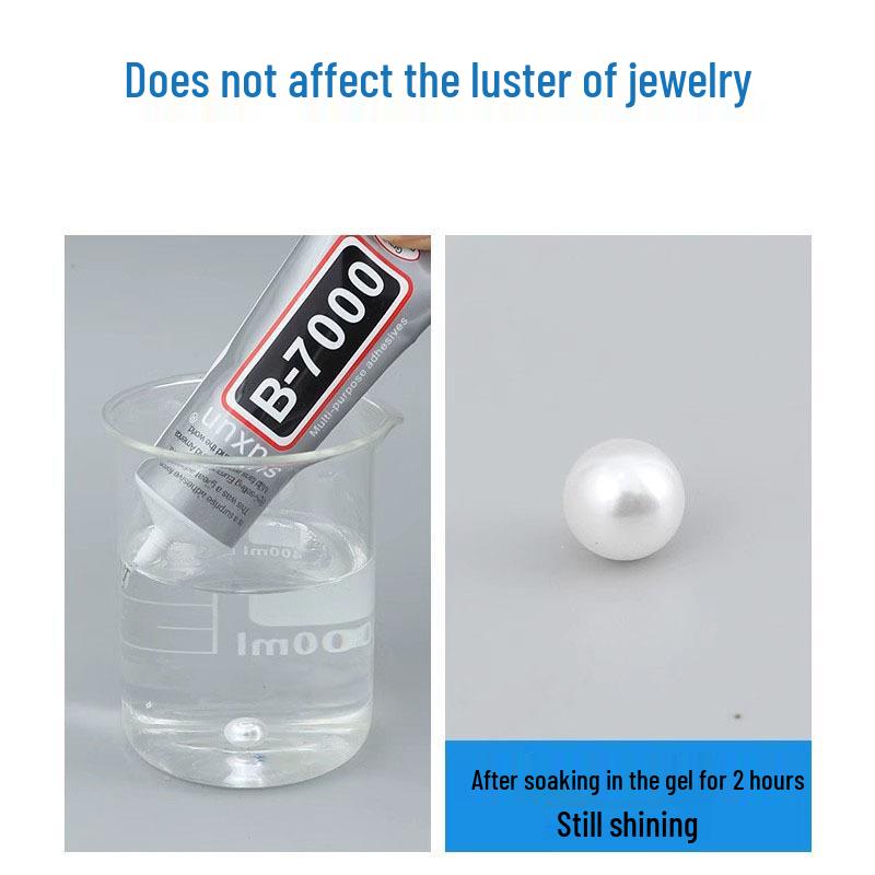 B7000 Transparent Non-marking Resin Glue for Jewelry and Jade Inlay – Free Shipping