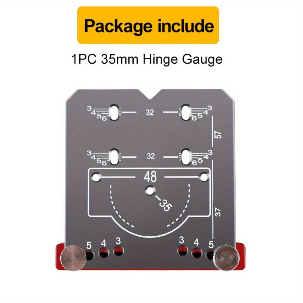 35mm Woodworking Punch Tool :Hinge Locator & Limit Frame for Quick,Precise Drilling,Essential for Cabinet & Door Hinge Mounting