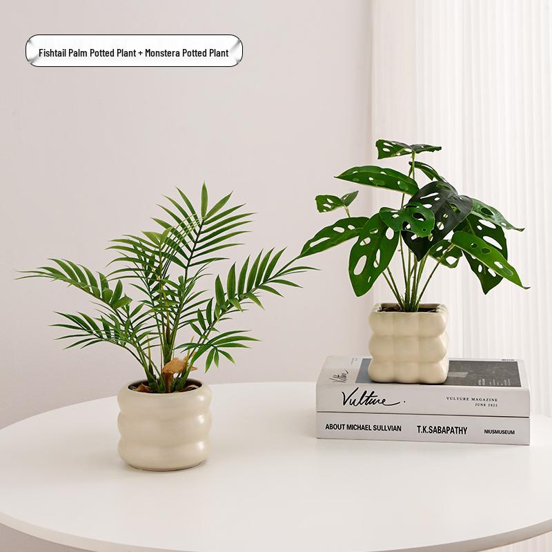 Artificial Bionic Potted Plant for Living Room Table or TV Cabinet