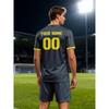 Custom Soccer Jersey With Custom Image, Number And Name, Silky Soft Comfortable All Day Football Uniform