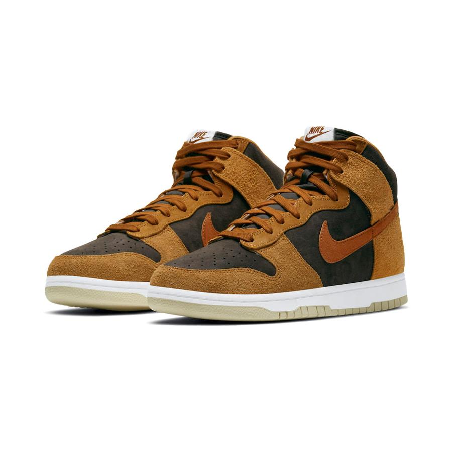 Nike Dunk High Premium 'Dark Curry' Unisex Board shoes